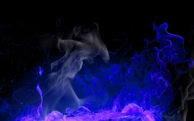 Blue and Purple Smoke