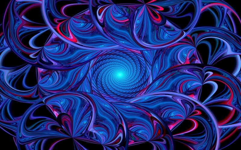 Blue and Purple Swirls