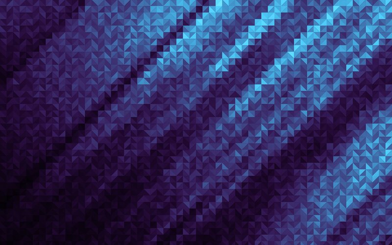 Blue and Purple Triangles
