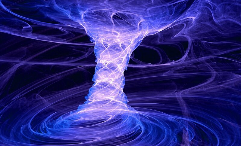 Blue and Purple Vortex