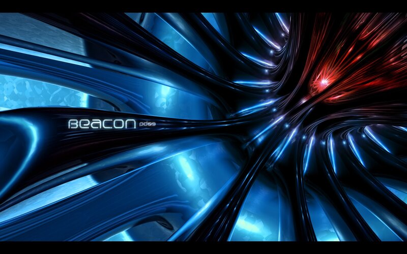 blue and red abstract design