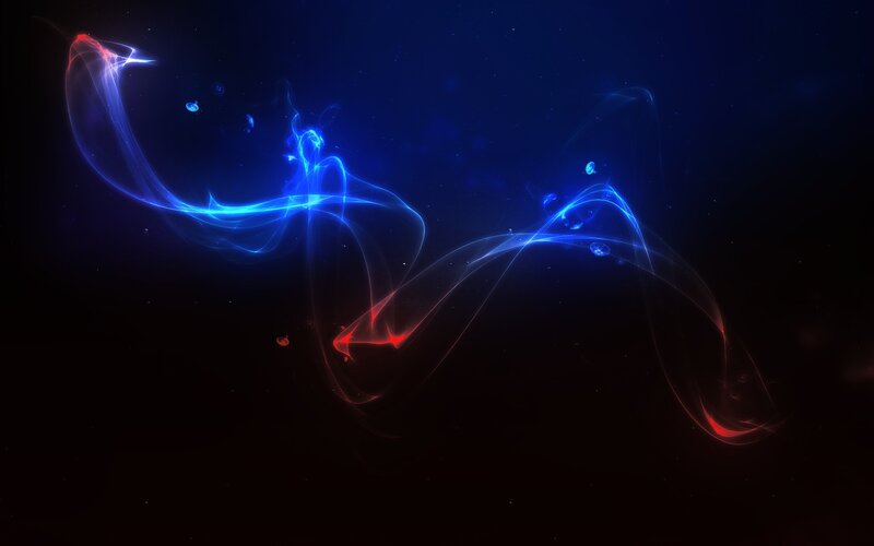 Blue and Red Light Trails — Ethereal