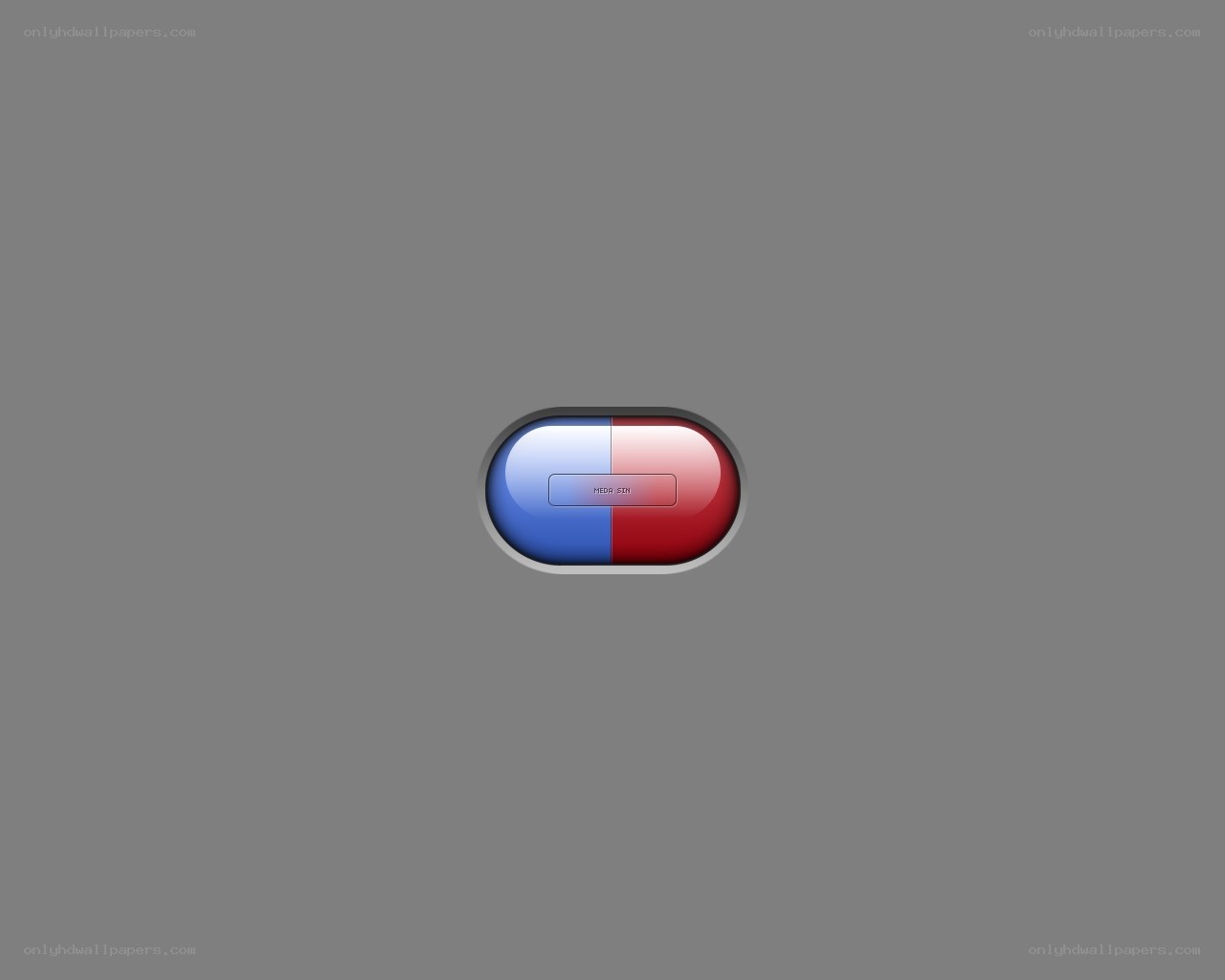 blue and red pill icon