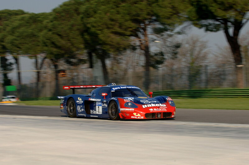 Blue and Red Race Car — Dynamic, Afternoon