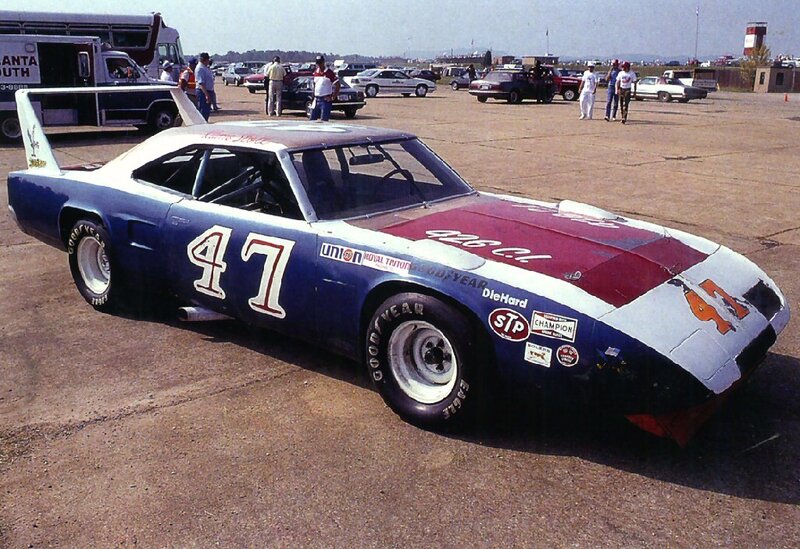 Blue and Red Race Car — Outdoor