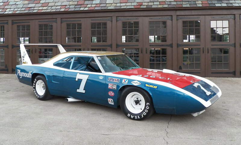 Blue and Red Race Car — Static, Afternoon