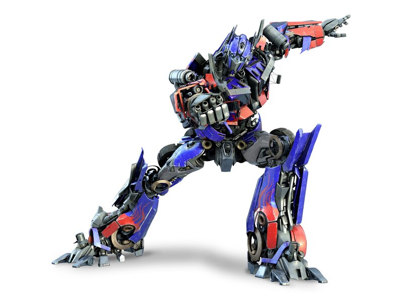 Blue and Red Robot — Dynamic, 3d Render
