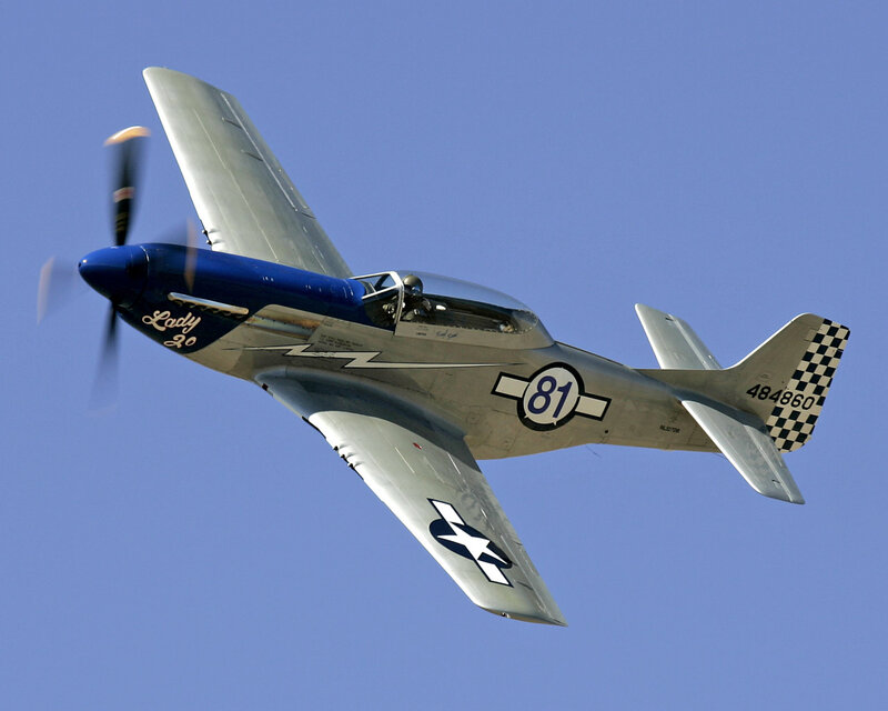 Blue and Silver Airplane — Dynamic, Afternoon, Photograph, Propeller, Pilot