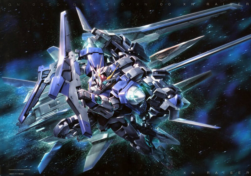 Blue and Silver Mecha