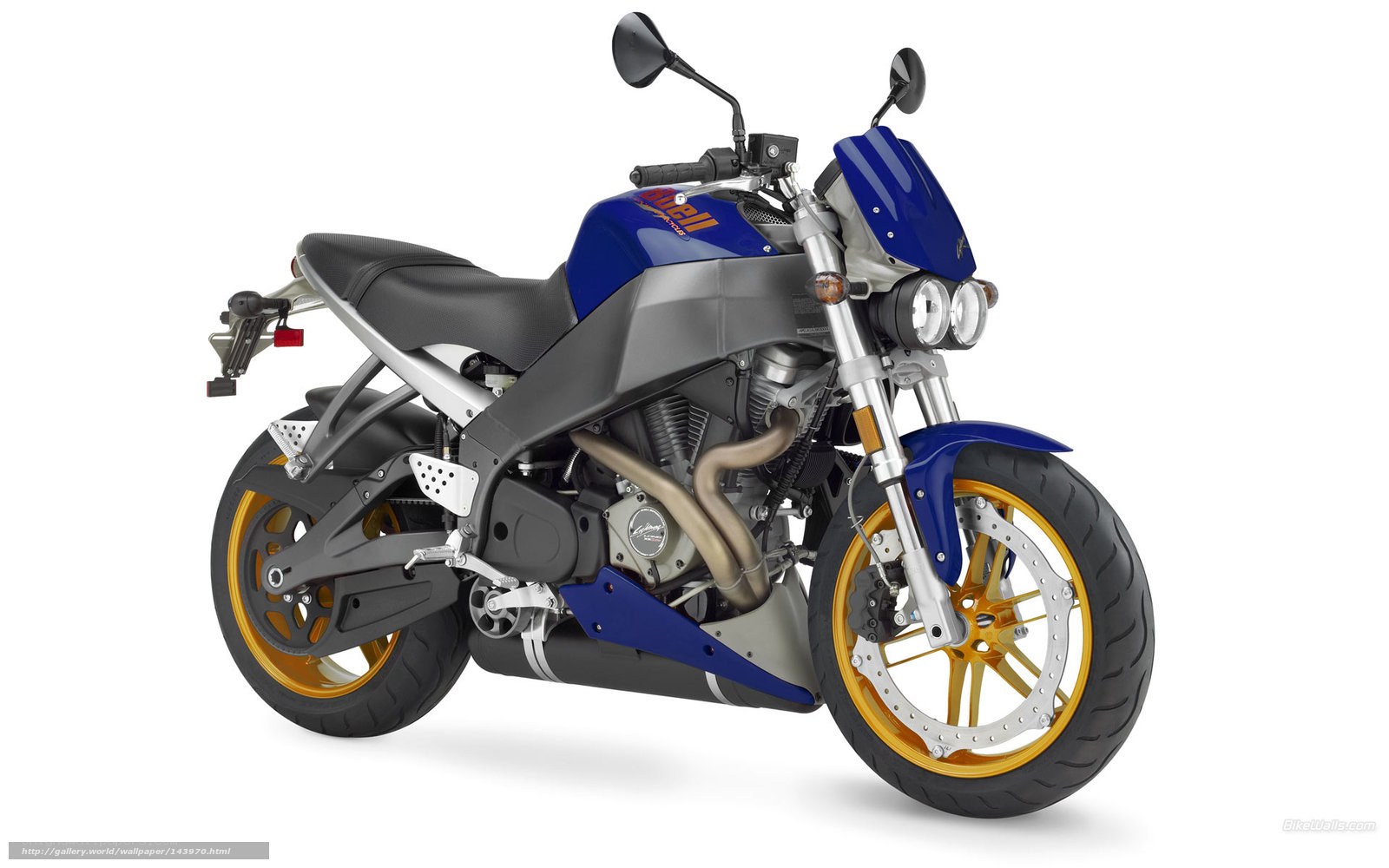 blue and silver motorcycle