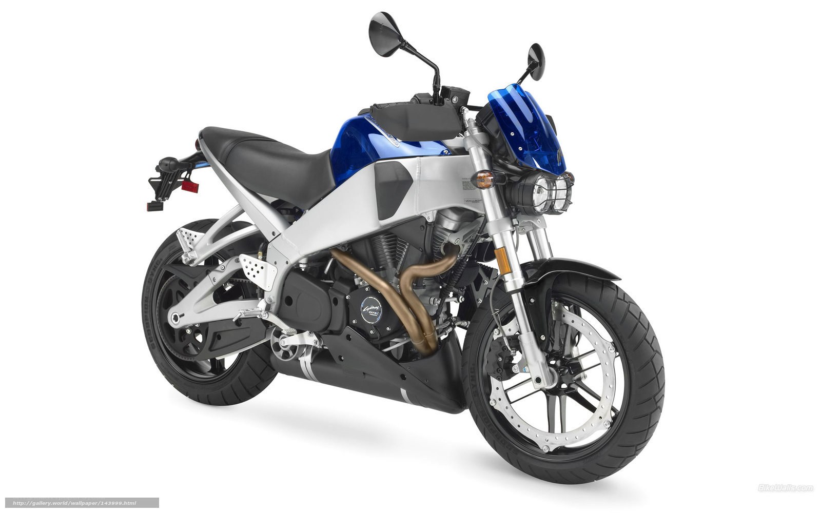blue and silver motorcycle