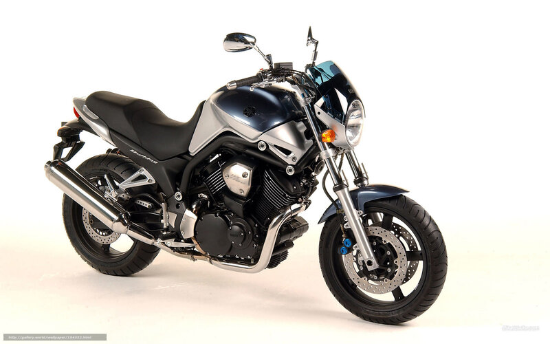 Blue and Silver Motorcycle — Black, Neutral, Photograph