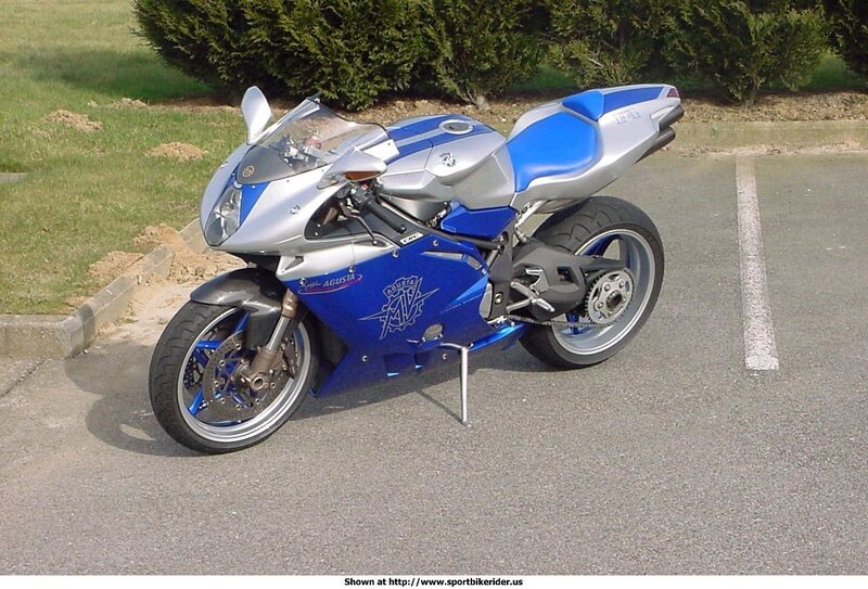 Blue and Silver Motorcycle — Calm, Afternoon, Photograph