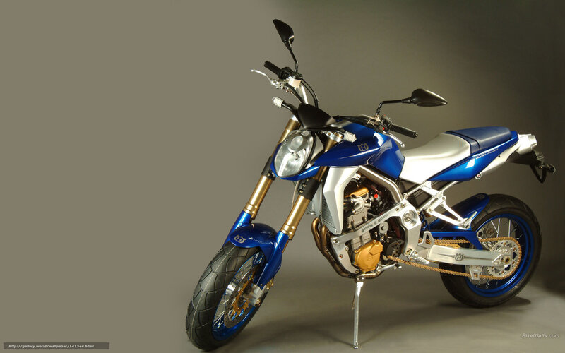 Blue and Silver Motorcycle — Neutral, Photograph, Headlight