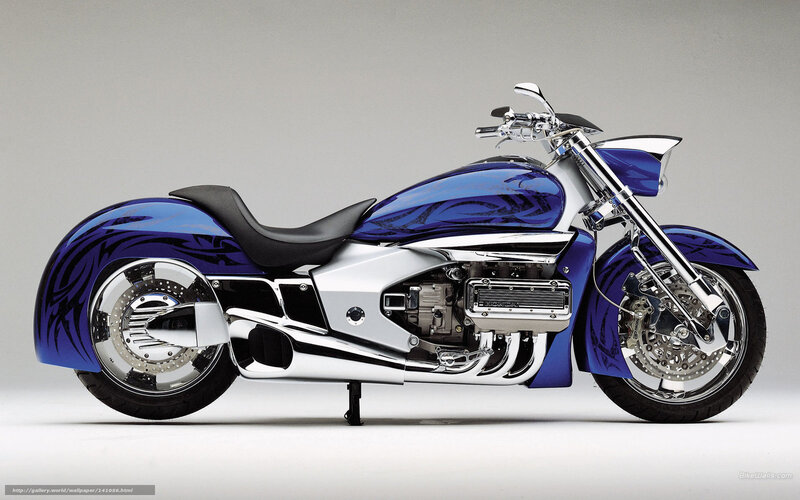 Blue and Silver Motorcycle — Neutral, Photograph, Seat, Engine, Wheels