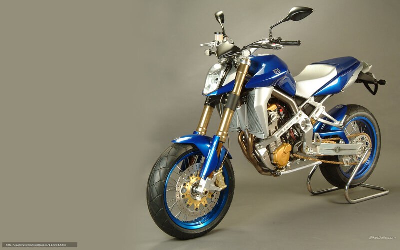 Blue and Silver Motorcycle — Neutral, Photograph