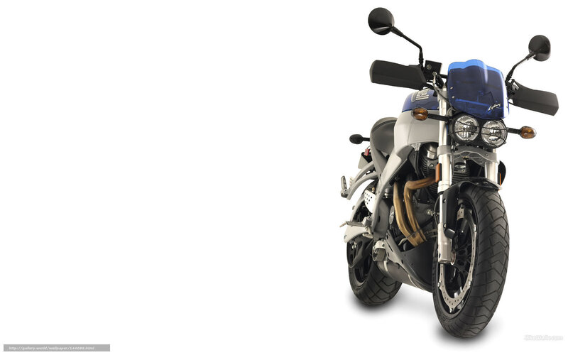 Blue and Silver Motorcycle — White
