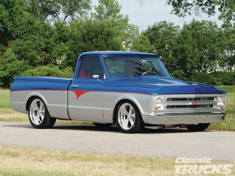 Blue and Silver Pickup Truck — Calm