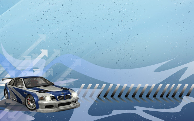 Blue and Silver Race Car — Dynamic, Digital Art