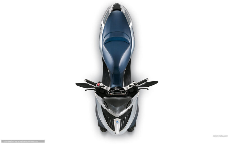 Blue and Silver Scooter — Neutral