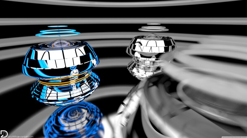 Blue and Silver Tops