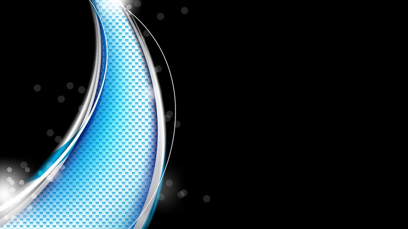 Blue and Silver Wave