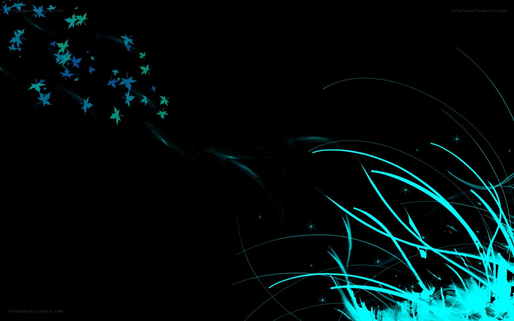 blue and teal abstract design