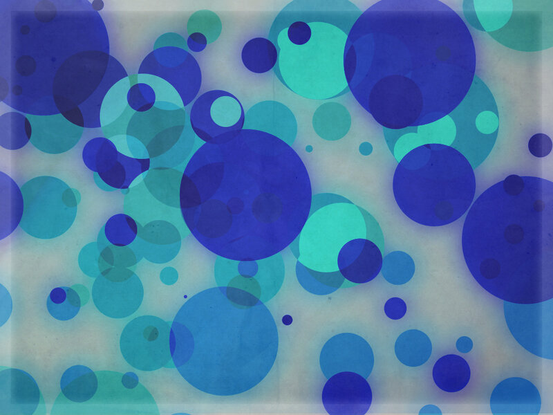 blue and teal circle pattern
