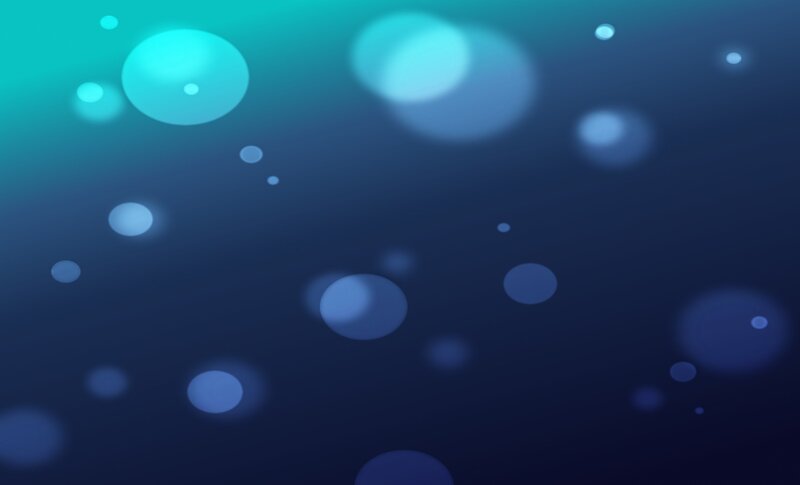 Blue and Teal Circles