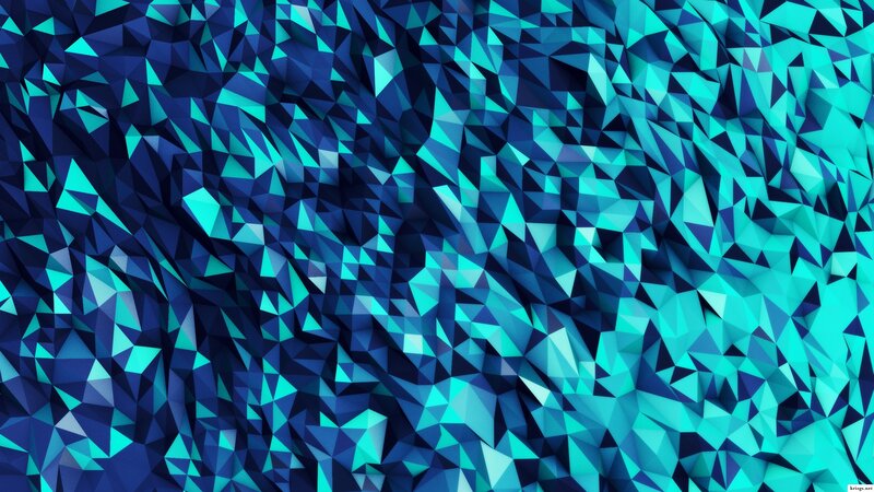 Blue and Teal Geometric Pattern