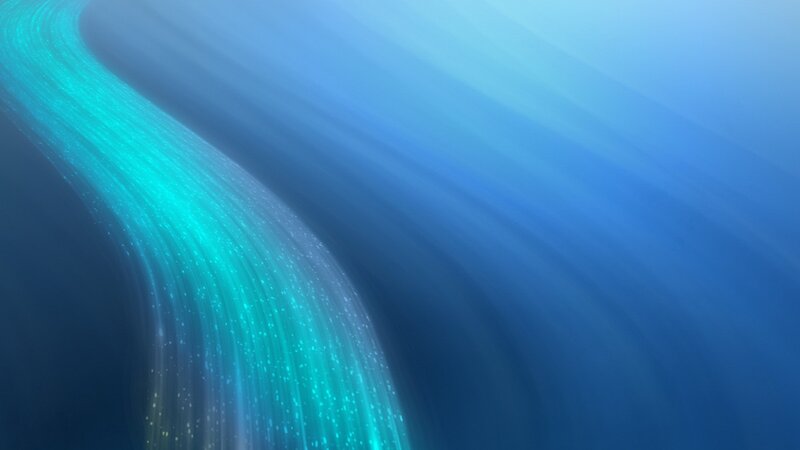 blue and teal light streaks