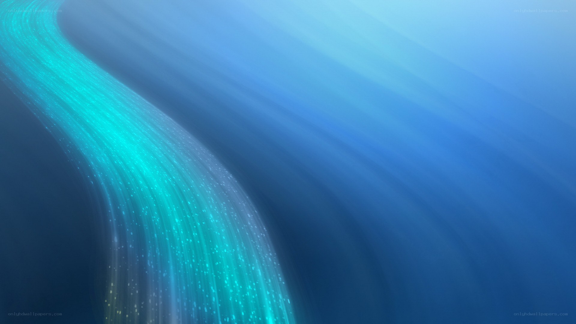 blue and teal light streaks