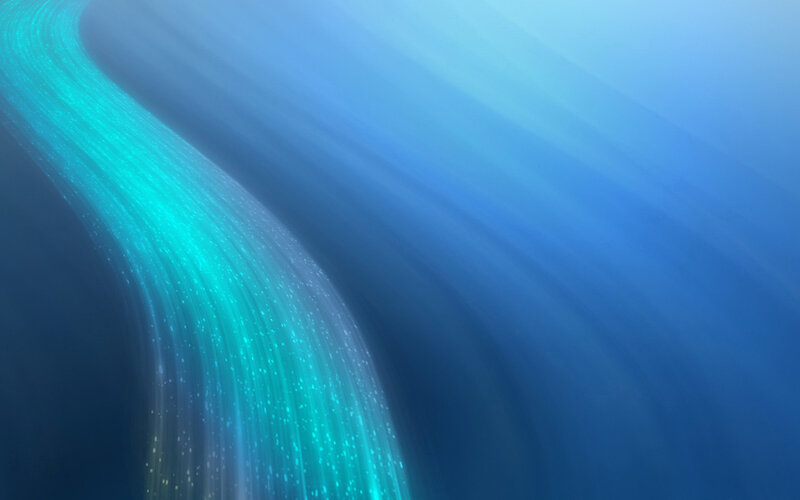 blue and teal light stream