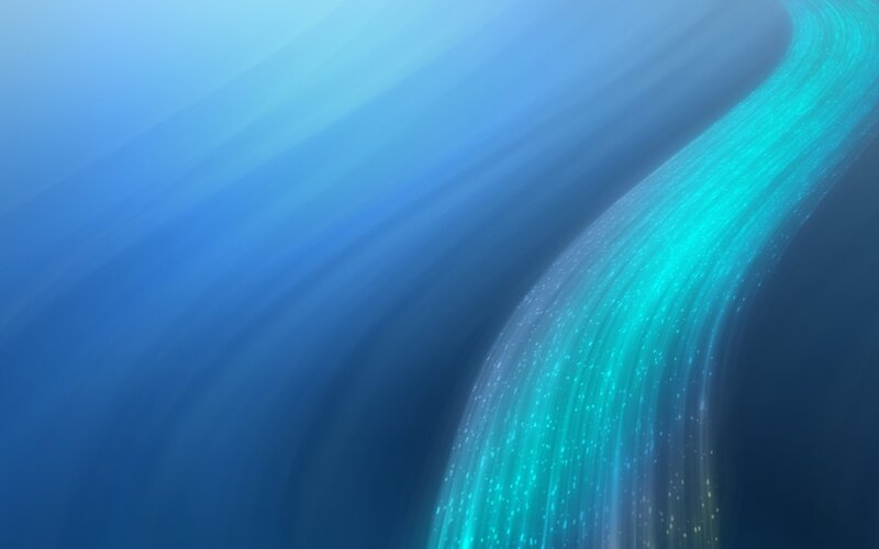 Blue and Teal Light Stream — Serene