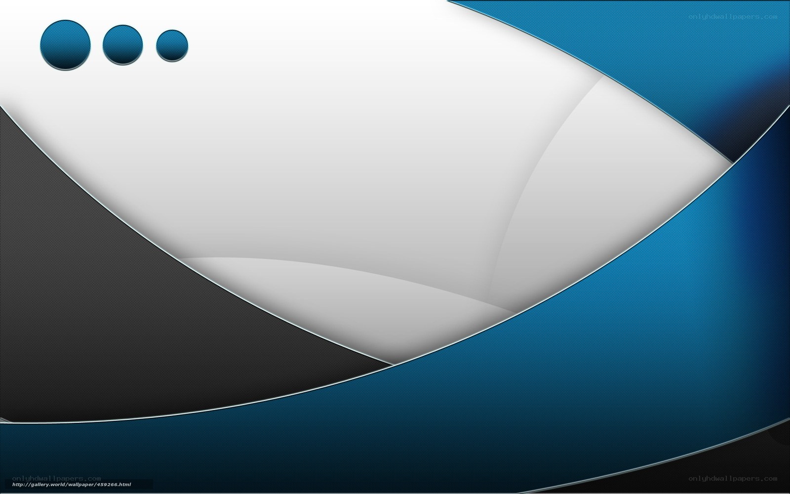 Blue and white abstract design