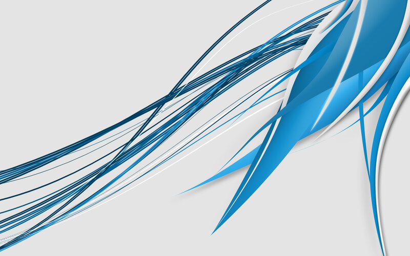 Blue and White Abstract Lines — Dynamic, Background