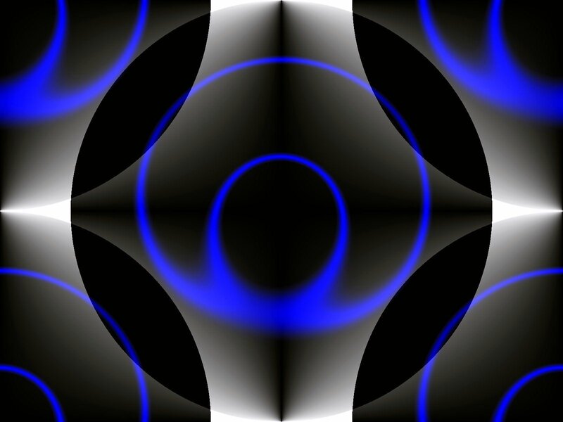 Blue and White Abstract Pattern — Dynamic