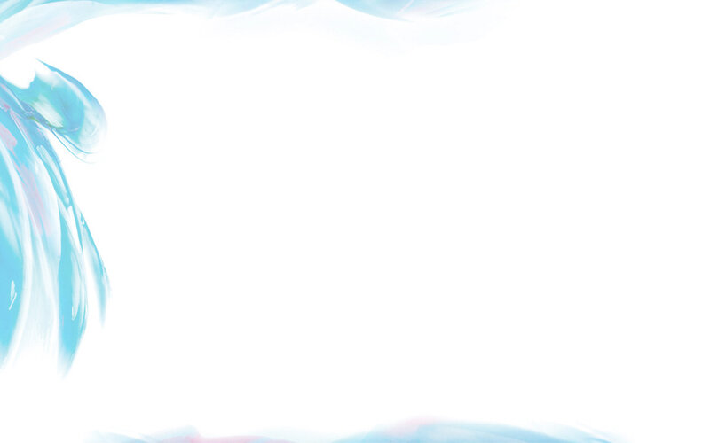 Blue and White Abstract Swirl — Calm