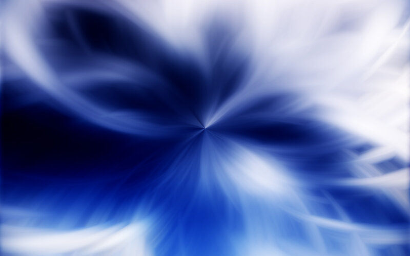 Blue and White Abstract Swirl — Dynamic