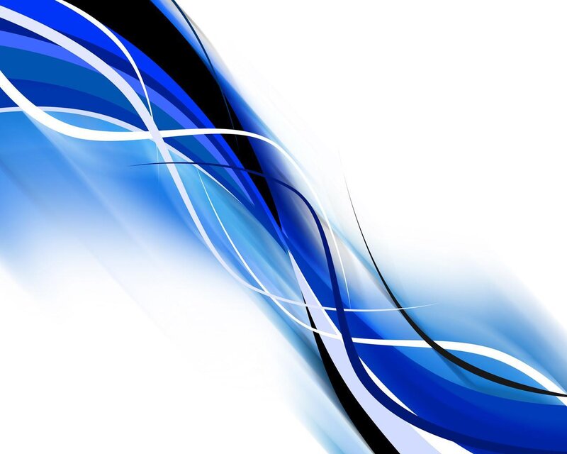 Blue and white abstract waves