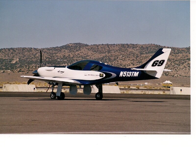 Blue and White Airplane — Calm, Afternoon