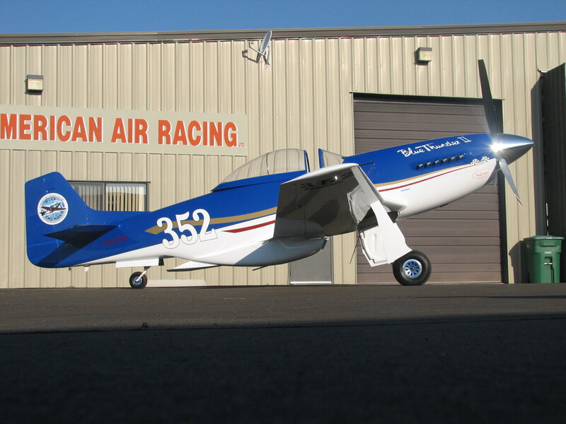 Blue and White Airplane — Calm