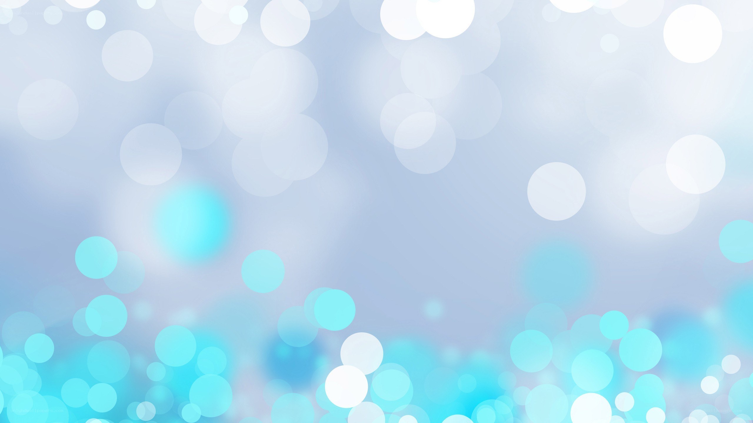 blue and white bokeh background