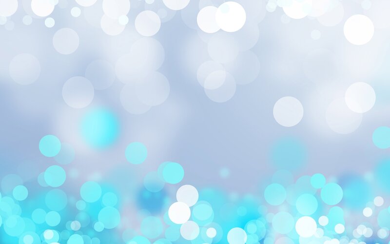 Blue and White Bokeh Circles — Calm