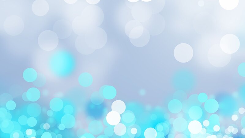 Blue and White Bokeh Lights — Calm, Abstract, Circles, Light Blue