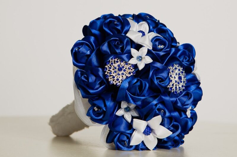 Blue and White Bouquet — Elegant
