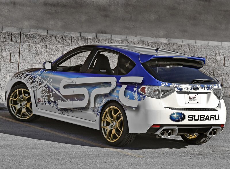 Blue and White Car — Dramatic