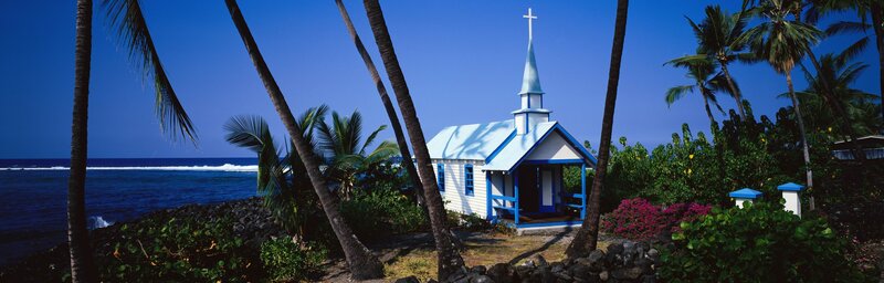 Blue and White Chapel