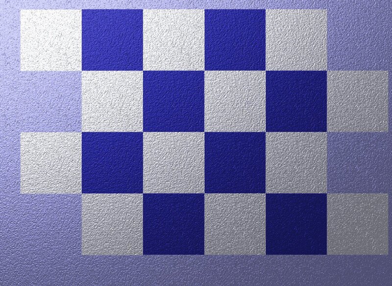 blue and white checkered pattern