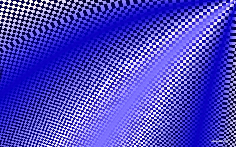 Blue and White Checkered Pattern — Dynamic